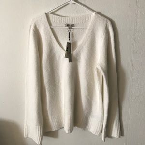 Calvin Klein Jeans V neck Flare Sweater